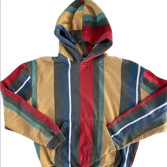 Urban Outfitters multi coloured striped hoodie - Picture 1 of 8